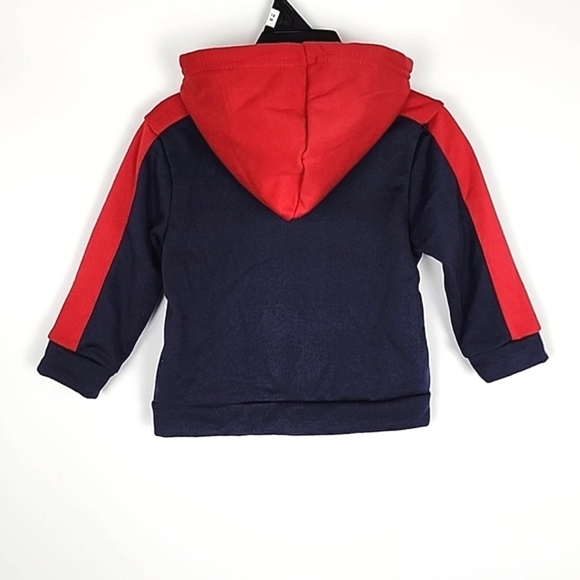 Ben Sherman Youth Boy's 2 Piece Set Hoodie Jacket Joggers Navy Red Sz 18 Months - Picture 3 of 9